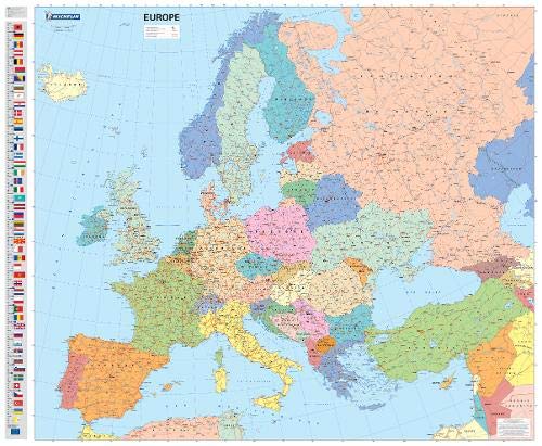 Europe Political (Mapas en tubo y plastificados Michelin) von Michelin